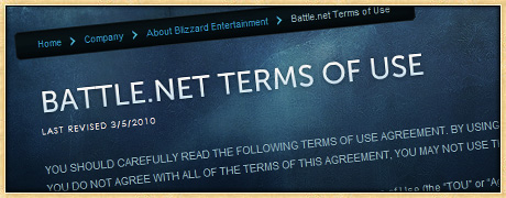 battle.net Terms of Use